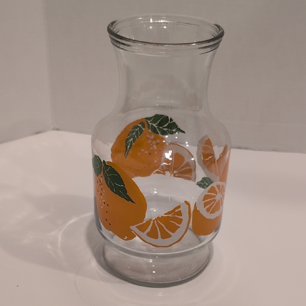 Vintage Anchor Hocking Orange Juice Pitcher